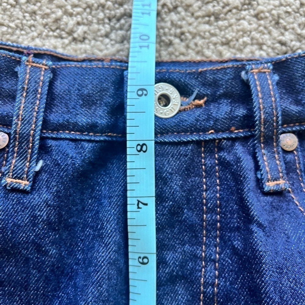 Guess straight leg jeans 100% cotton dark wash - Picture 8 of 10